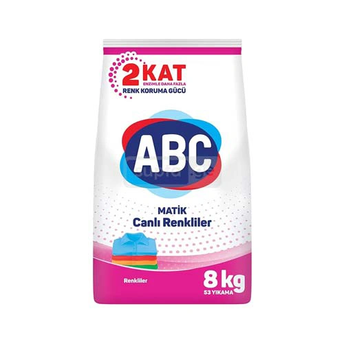 ABC washing powder colored automatic 8kg